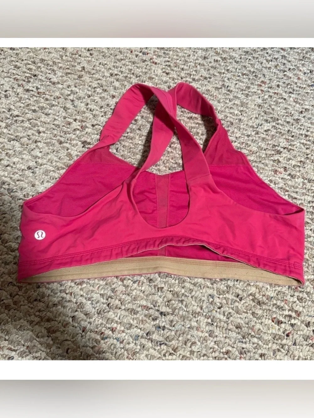 Lululemon All Sport Bra III in Pink- Size 12